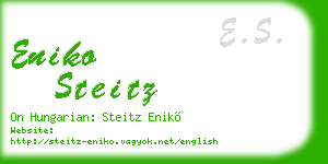 eniko steitz business card